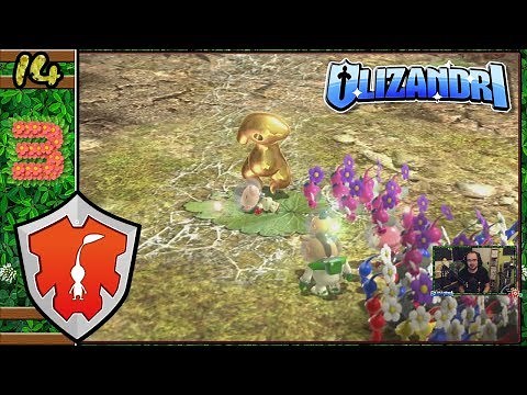 Pikmin 3 - The Final Fruit, Formidable Oak, Mysterious Life-Form Maze - Episode 14