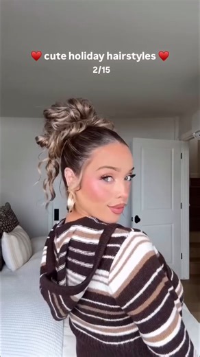 A hairstyle that goes with every holiday outfit ❤️💫 Delaney Childs gives us an updo tutorial 💁‍♀️ Shop all things hair from REVOLVE Beauty: https://revolve.visitlink.me/Dxy6PQ | REVOLVE