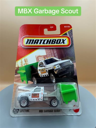 MBX Garbage Scout. #garbagetruck #hotwheels #hotwheelsdaily #matchbox #diecast