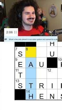 they don't call me "John Crosswords" for nothin....