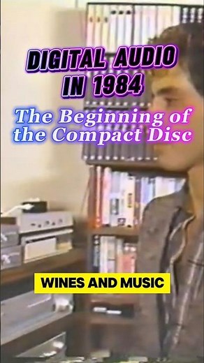 Digital Audio in 1984: The Beginning of the Compact Disc 💿 ​#RetroTech #80snostalgia #MusicHistory
