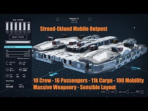 Kepler X Mobile Outpost - Starfield Ship Build