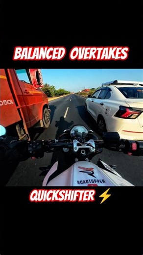 Triumph Street Triple 765 → Downshift & Upshift Blast 🔥 Perfect Balanced Overtakes #shorts #ytshorts