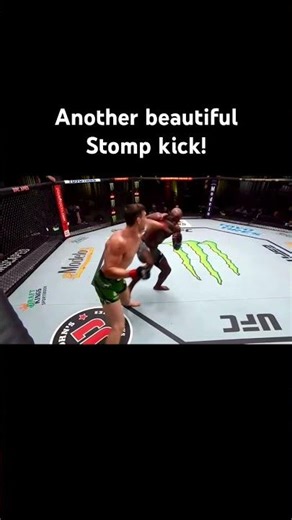 Beautiful stomp kick!