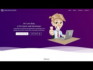 Django 4, HTML, CSS, Bootstrap 5 & Sass | Freelance Developer Portfolio Website | Free Download