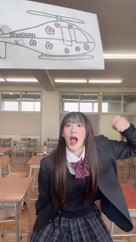 友達が描いたヘリコプター🚁 #コードブルー