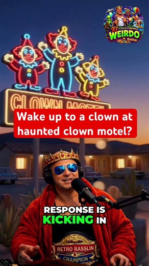 Haunted Clown Motel Wake up call!