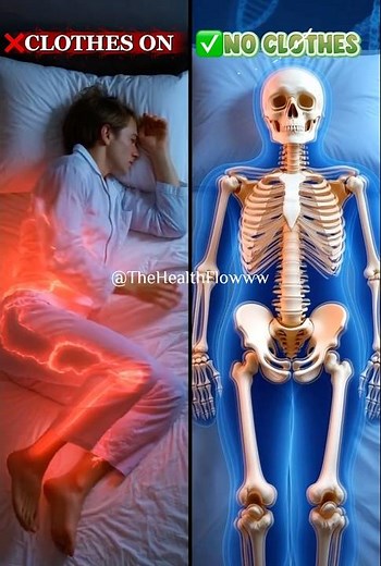 Sleeping with Clothes VS No Clothes | What Happens Inside Your Body #facts #health #gym