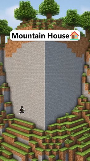 Humoky on Instagram: "Minecraft Easy Mountain House 🏠| Download all my builds in Bio❤️ -Follow me for more Tutorial Minecraft❤️ • Save this video and share at friends✨ -If you see this your the BEST 👑 _____________________________________________________ #minecraft #minecraftbuild #minecraftturorial #minecraftinspiration #minecraftredstone #minecraftbuilding #minecraftdaily #minecraftideas #minecraft #minecrafthouse #minecraftonly #minecrafthacks #minecrafter #humoky"