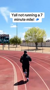 Yall not running under a 7 minute mile. | Dominic Barry