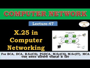 Computer Network Lec-47||X.25 Protocol||X.25 in Computer Networking