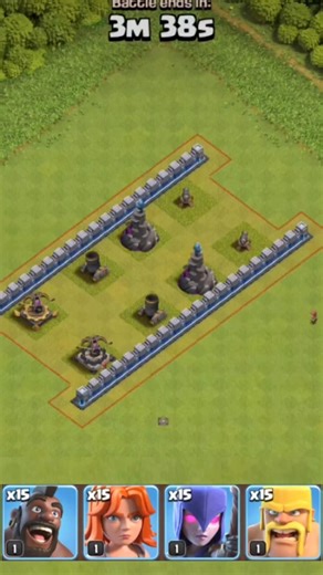 Clash of Clans | Basic Defenses vs Troops 🔥| #coc Experiments