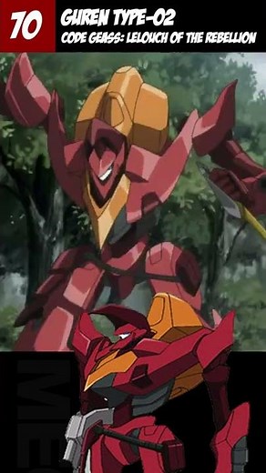 Mecha 070 - Guren Type-02 / Code Geass: Lelouch of the Rebellion #short