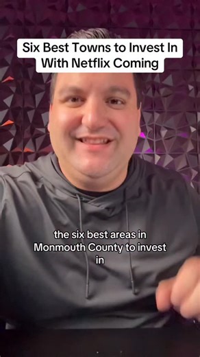 These six areas of Monmouth County are looking like great spots to invest in with Netflix moving into Monmouth County over the next three years. Comment “STUDIO” and I’ll send you my free guide on investing here in Monmouth County with Netflix moving in 🎬 As someone who was born here, grew up here, and loves raising a family here, it is wild to see what is happening. The celebrities, the home values, the traffic 🫣, it’s all kind of eye opening. It’s always been one of the best places to live i