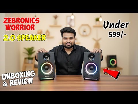 Best Zebronics Speaker for PC & Laptop | Speaker Unboxing , Sound Test |Best Desktop Speakers Review
