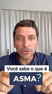 Você sabeo o que é asma? 🫁 #asma #bronquite #alergia #tosse #bronquitis