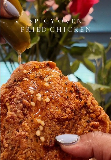 Spicy Oven Fried Chicken Recipe in 55 Minutes
