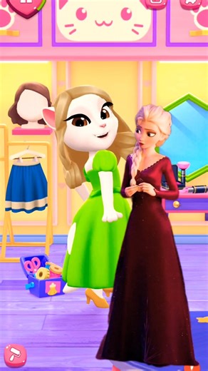😍 Elsa in Red Dress Amazing Look | Life-Style Magic ✨ Angela 2