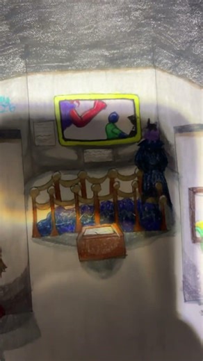 Ib fanart!!!🖼️🌹💙❤️💛