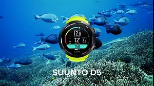 SUUNTO D5 Scuba Diving Wrist Computer with USB Cable & Tank Pods