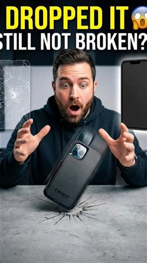 Best iPhone Case for Drop Protection? OtterBox Commuter Test #shorts #techreview