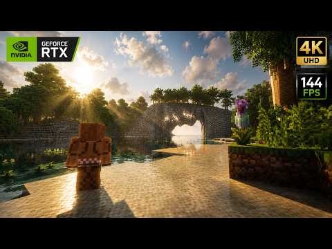 Minecraft RTX 5060 + Ryzen | ULTRA REALISTIC Shaders 4K | Ray Tracing Showcase