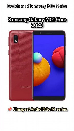 Samsung Galaxy M0x Evolution (2020–2025)📱 |Galaxy M01 to M07 #shorts #samsung #tech #evolution