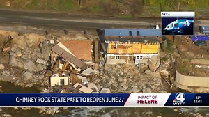 Chimney Rock announces reopening date after Helene devastation