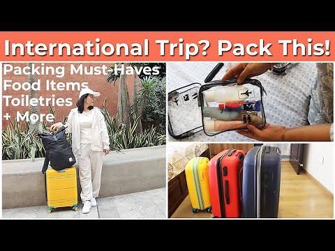 65+ International Travel Packing Tips | Smart Travel Packing Tips and Hacks | Organized packing Tips