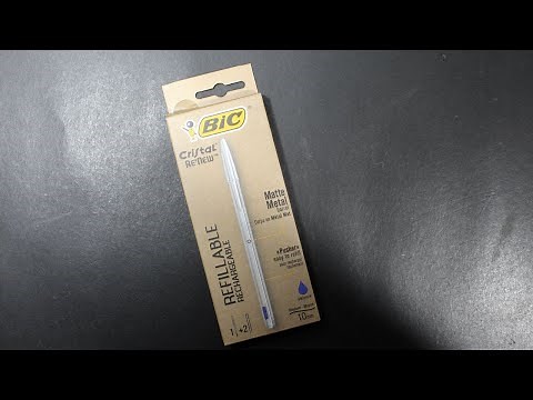Bic Cristal Renew Refillable Ballpoint Pen Review