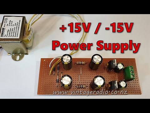Build a +/- 15V Power Supply
