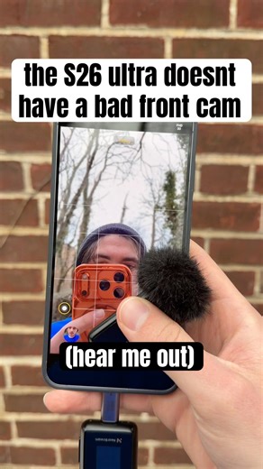 no, the S26 ultra doesnt have a bad front camera...
