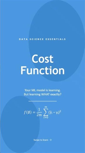 Cost Function Explained Simply | Linear Regression for Beginners #MachineLearning #LinearRegression