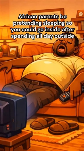 African Parents Pretending to Sleep: A Humorous Take