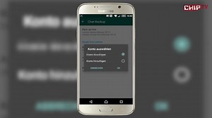 WhatsApp Backup via Google Drive aktivieren