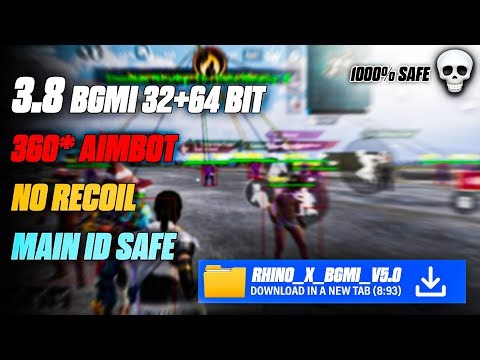 BGMI 3.7/3.8 Gameloop Bypass + Esp + Skin + Aimbot Undetectable Emulator Hax 3.7/3.8