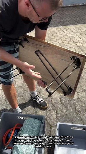 The Ultimate Space Saving Camping Table