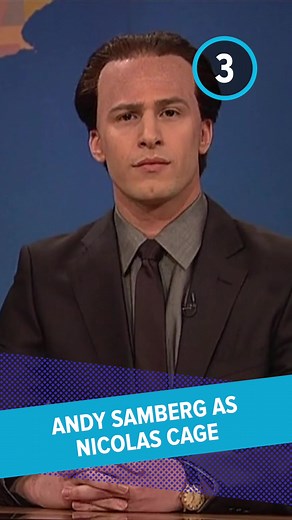 SNL Impressions Done in Front of the Actual Person Number 3: Andy Samberg as Nicolas Cage #snl #comedy