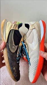 USED ​​VS NEW!!! NIKE STREETGATO SHOES + SOCCER CLEATS...2 IN 1👏👏👏 CHECK IT OUT! FUTSAL CLEATS