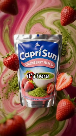 Capri-Sun New Strawberry Matcha Flavor Launched