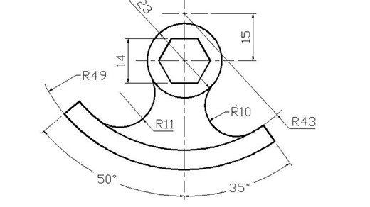 CAD基础72图练习-64