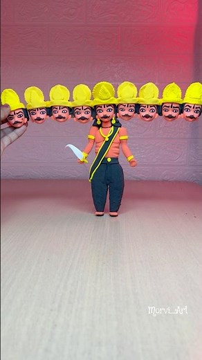 Ravan Making ideas for home 2025👹 Ravan Dahan Special Ravan Sculpture Ravan Ravan Hoon Main#ravan