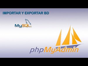 COMO IMPORTAR Y EXPORTAR UNA BASE DE DATOS EN PHPMYADMIN DE MANERA CORRECTA SIN ERRORES