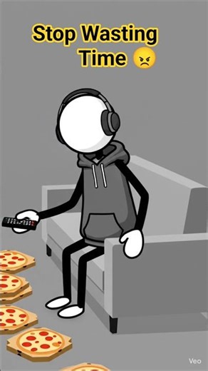 Stop Wasting Time #viral shorts #2D animation #relatableshorts #funnyvideo