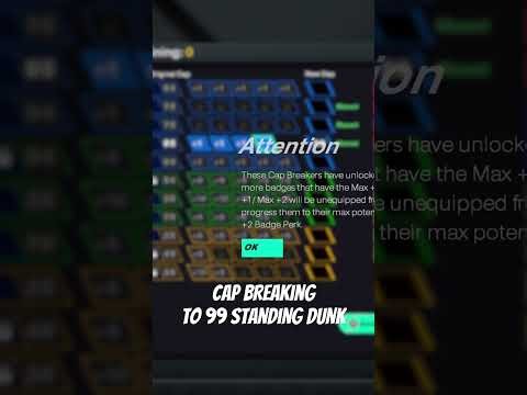 Cap Break to 99 Standing Dunk #2k26 #2kcommunity #2k26builds #nba