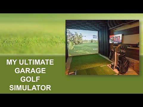 My ultimate garage golf simulator