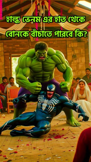 Hulk vs Venom | Bangladeshi Wedding House Fight Scene | Emotional Story #hulk