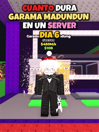 Cuánto dura un Garama en Steal Brainrot | Día 6