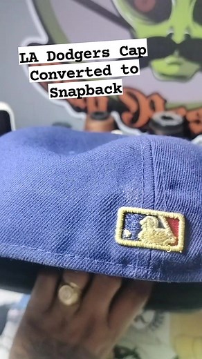 2.4K views · 36 reactions | LA Dodgers Cap Converted to Snapback #fblifestyle #CapClinic #capsmith #PrinceCire #caprestoration #suanoy4400 #fittedcap | Eric Grulla | Facebook