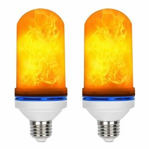 [Hot Item] E27 LED Flame Bulb 85-265V LED Flame Effect Fire Light Bulb Flickering Decor Lamp